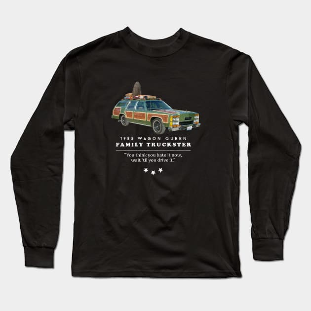 1983 Wagon Queen FAMILY TRUCKSTER - vintage logo Long Sleeve T-Shirt by BodinStreet